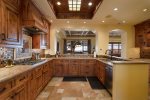 Custom finishes, ample counter space, and high end appliances